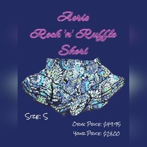 Aerie Rock 'n' Ruffle Skort